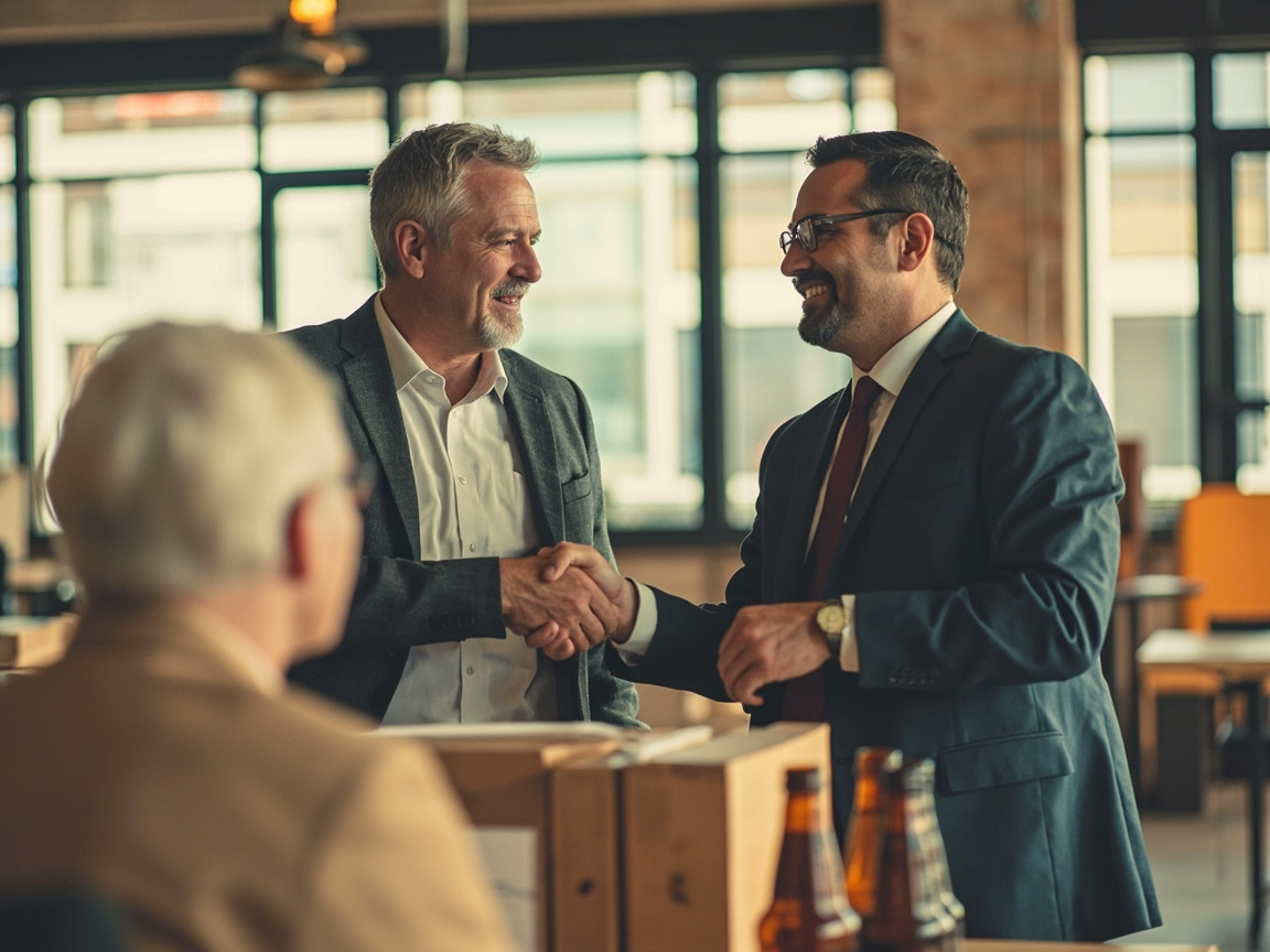 Long-term partnership handshake