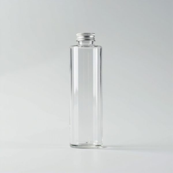 Clear Cylinder Glass Bottle 250ml