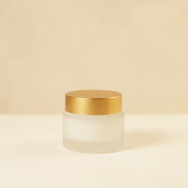 Frosted Glass Cream Jar 50g