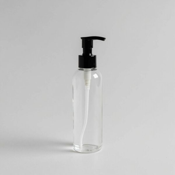Glass Lotion Pump Bottle 200ml